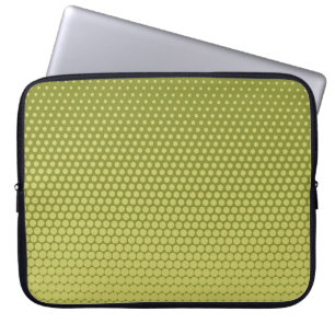 Comic background. Halftone dotted retro pattern wi Laptop Sleeve