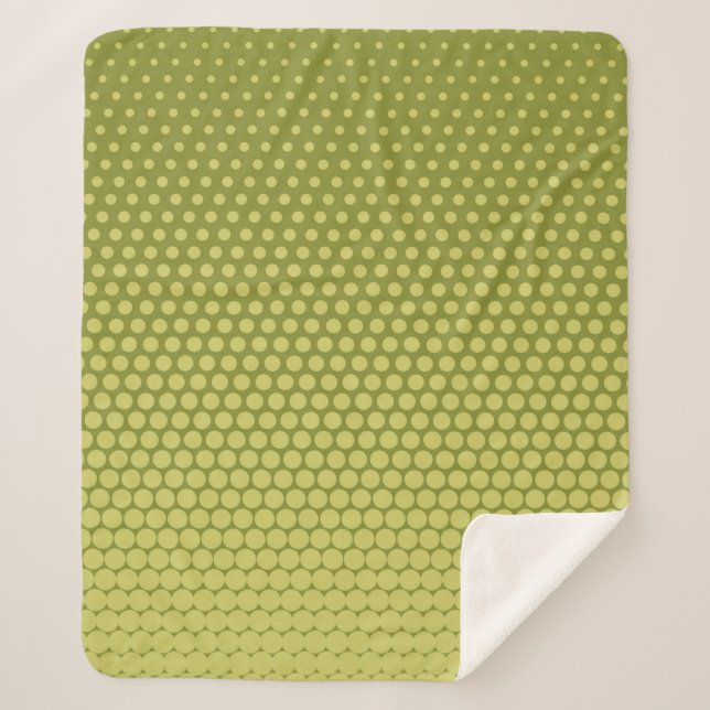 Comic background. Halftone dotted retro pattern wi Sherpa Blanket (Front)