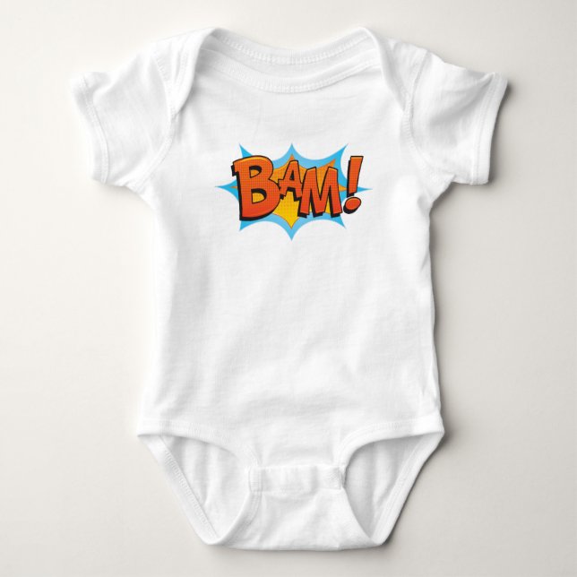 Comic BAM! Baby Bodysuit (Front)