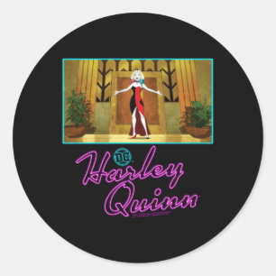 Comic Book Antihero Dressed To The Nines Classic Round Sticker