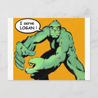 Comic Book Art Postcard