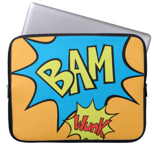 Comic Book "Bam" Balloon Laptop Sleeve