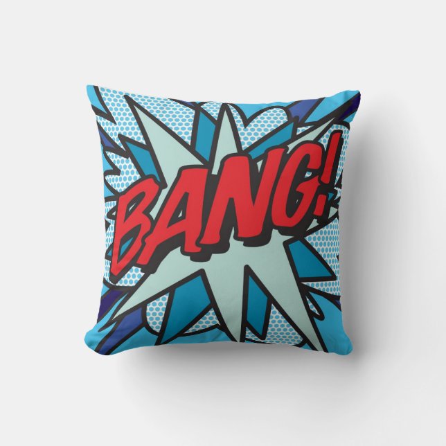 Comic Book BANG! Cushion (Front)