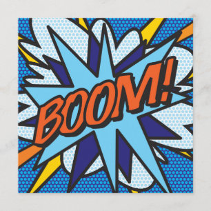 Comic Book BOOM! Invite
