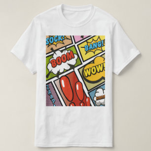 Comic Book cartoon fonts! T-Shirt