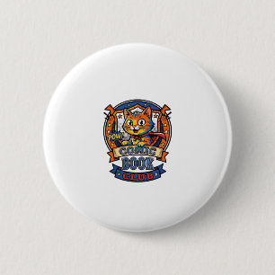 Comic Book Cat Cat Mum Gift Idea - Comic Book Cat 6 Cm Round Badge