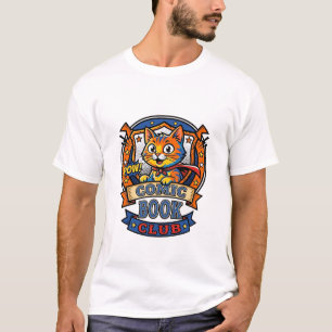 Comic Book Cat Cat Mum Gift Idea - Comic Book Cat  T-Shirt
