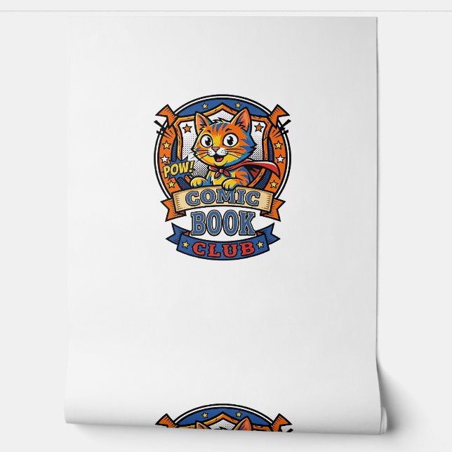 Comic Book Cat Cat Mum Gift Idea - Comic Book Cat  Wallpaper (Unrolling)