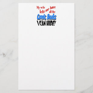 Comic Book Collecting Stationery