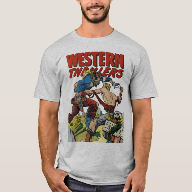 Comic Book Cover Art: Western Thrillers #2 T-Shirt (Front)