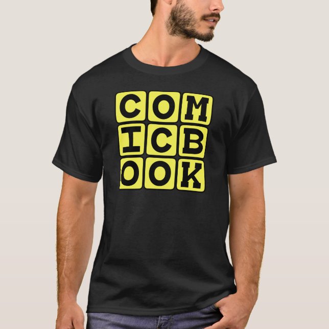Comic Book, Graphic Novel T-Shirt (Front)