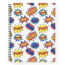 Comic Book Heroes Notebook