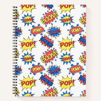 Comic Book Heroes Notebook