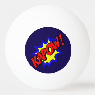 Comic Book Kapow! Exclamation Ping Pong Ball