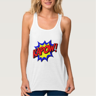 Comic Book Kapow! Singlet