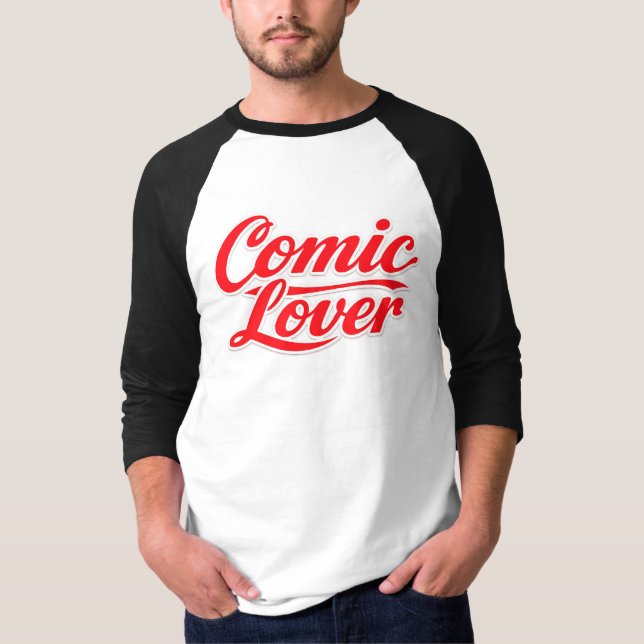 Comic Book Lover Bold Design 6 T-Shirt (Front)