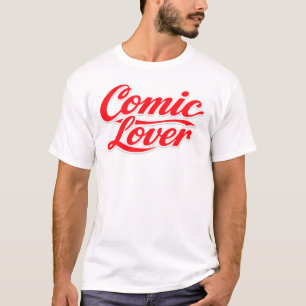 Comic Book Lover Bold Design T-Shirt
