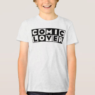 Comic Book Lover Bold Design Tri-Blend Shirt