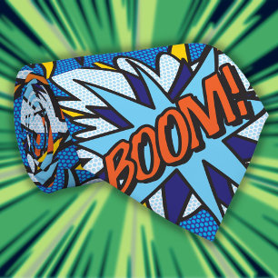 Comic Book Pop Art BOOM Superhero Tie