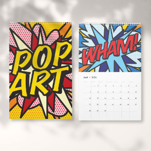 Comic Book Pop Art Calendar