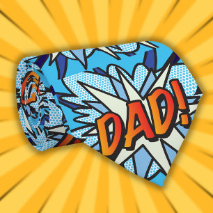 Comic Book Pop Art DAD Tie