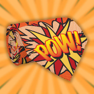 Comic Book Pop Art POW Tie