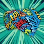 Comic Book Pop Art Sounds Superhero Tie<br><div class="desc">A unique gift for a superhero in your life,  and that includes you! A cool,  trendy and fun design that puts the wham zap pow into your day. A great gift for you,  your friends or your family. Designed by Thisisnotme©</div>