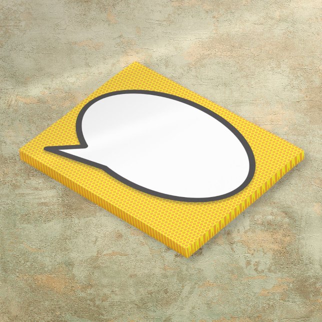 Comic Book Pop Art Speech Bubble Post-it Notes (Comic Book Pop Art Speech Bubble Post-it Notes)