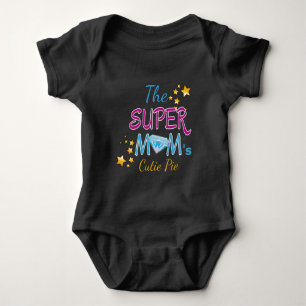 Comic Book Pop Art Superhero Mum Mother's Day Baby Bodysuit