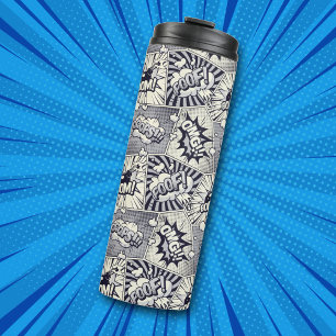 Comic Book Pop Art  Thermal Tumbler
