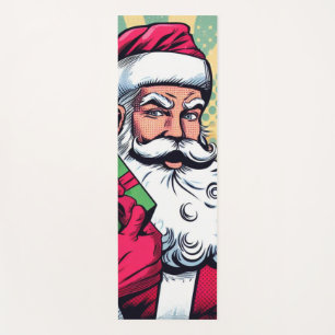 Comic book Santa/Christmas  Yoga Mat
