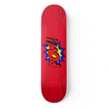 Comic Book Skateboard Deck