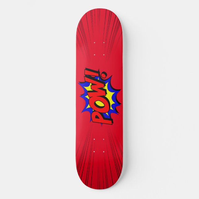 Comic Book Skateboard Deck (Front)