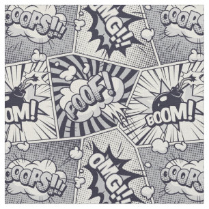 Comic Book Speech Bubble Fabric