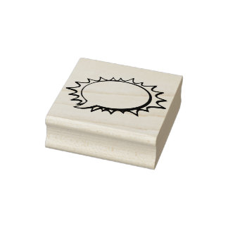 Comic book speech bubble Rubber Stamp