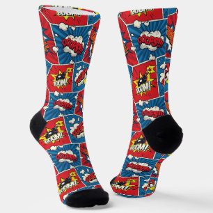 Comic Book Speech Bubble Socks