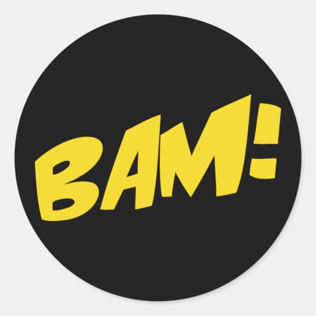Comic Book Sticker (Front)