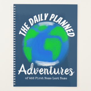 Comic Book Style Hand Drawn Personalised World Planner