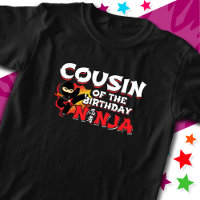 Comic Book Style Party Cousin of Birthday Ninja