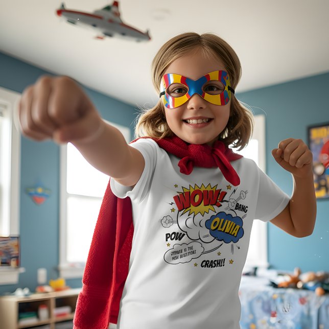 Comic Book Style Super Hero T-Shirt (Creator Uploaded)