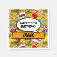 Comic Book Superhero Custom Birthday Party