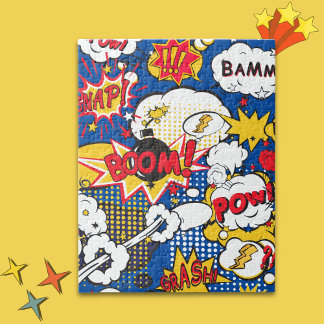 Comic Book Superhero Jigsaw Puzzle