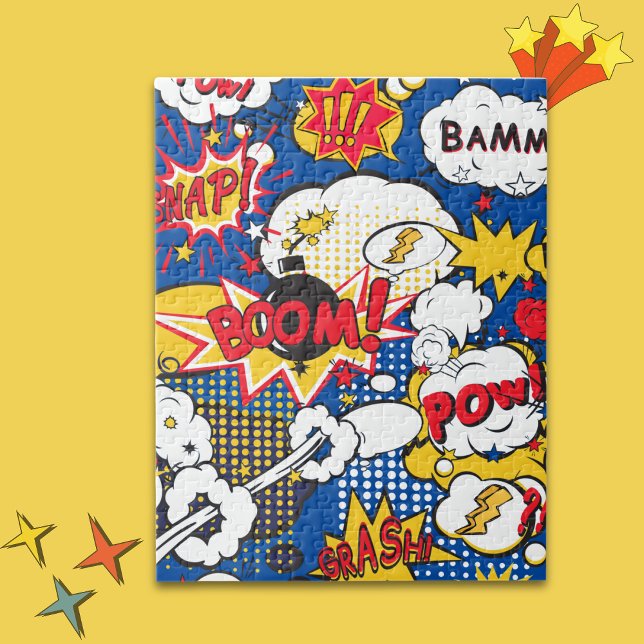 Comic Book Superhero  Jigsaw Puzzle (Creator Uploaded)