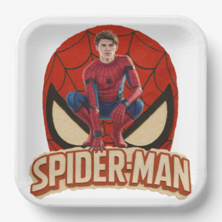 Comic Book Superhero Paper Plate