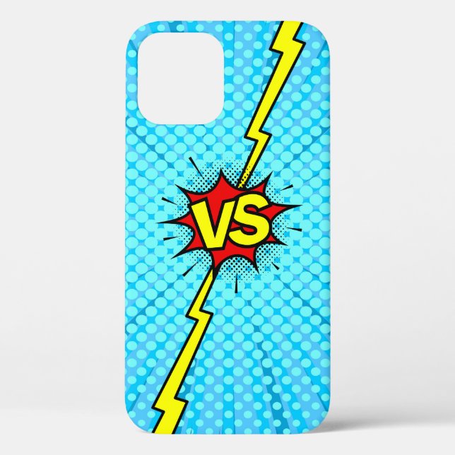 Comic book versus background, classic pop-art styl Case-Mate iPhone case (Back)