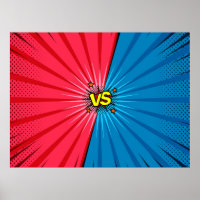 Comic book versus background, classic pop-art styl
