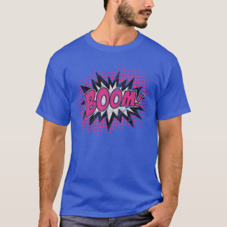 Comic Boom Bang Pow Kaboom Eplosion Speech Bubble  T-Shirt