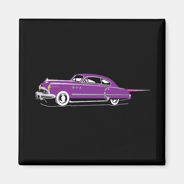 Comic Buick Roadmaster Magnet (Front)