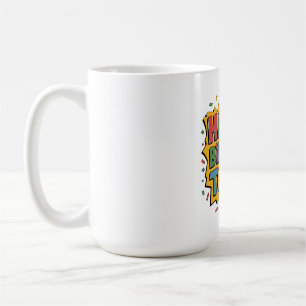 Comic Burst Happy Birthday Coffee Mug