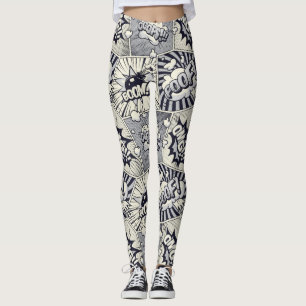 Comic Callouts Leggings